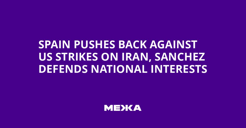 Spain Pushes Back Against US Strikes on Iran, Sanchez Defends National Interests | Ukraine news