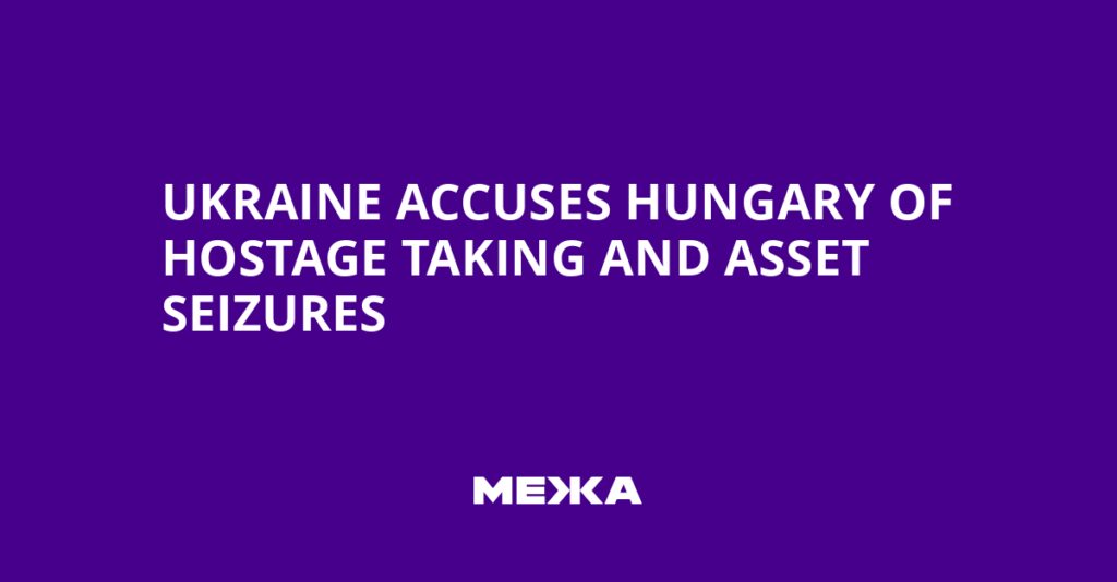 Ukraine accuses Hungary of hostage taking and asset seizures | Ukraine news