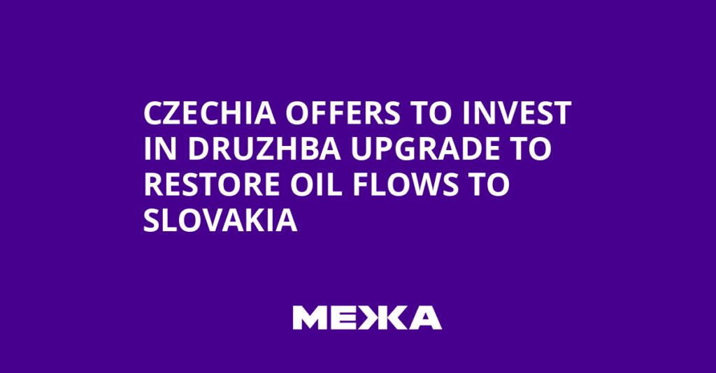 Czechia offers to invest in Druzhba upgrade to restore oil flows to Slovakia | Ukraine news