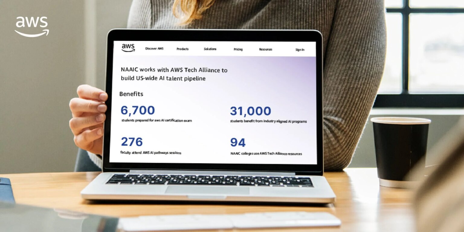 AWS and NAAIC expand AI workforce training in community colleges AWS and NAAIC expand AI workforce training in community colleges