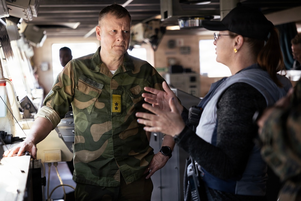 Norwegian logistics chief visits Blount Island to reinforce Arctic prepositioning partnership