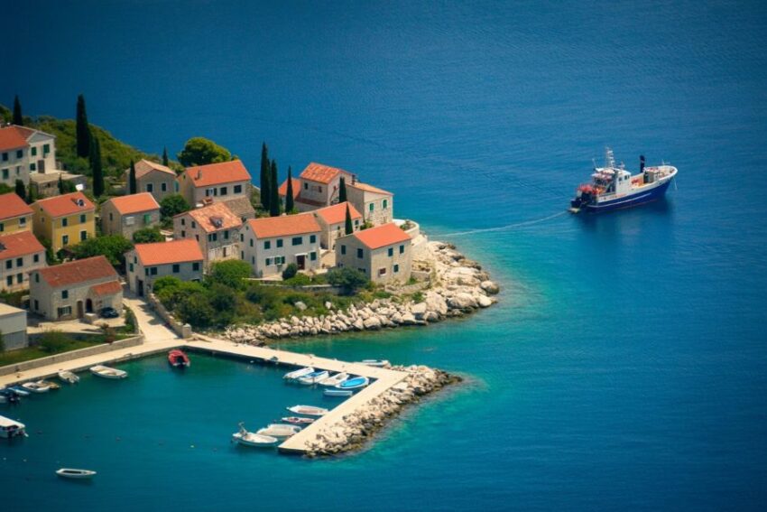 Croatian island village