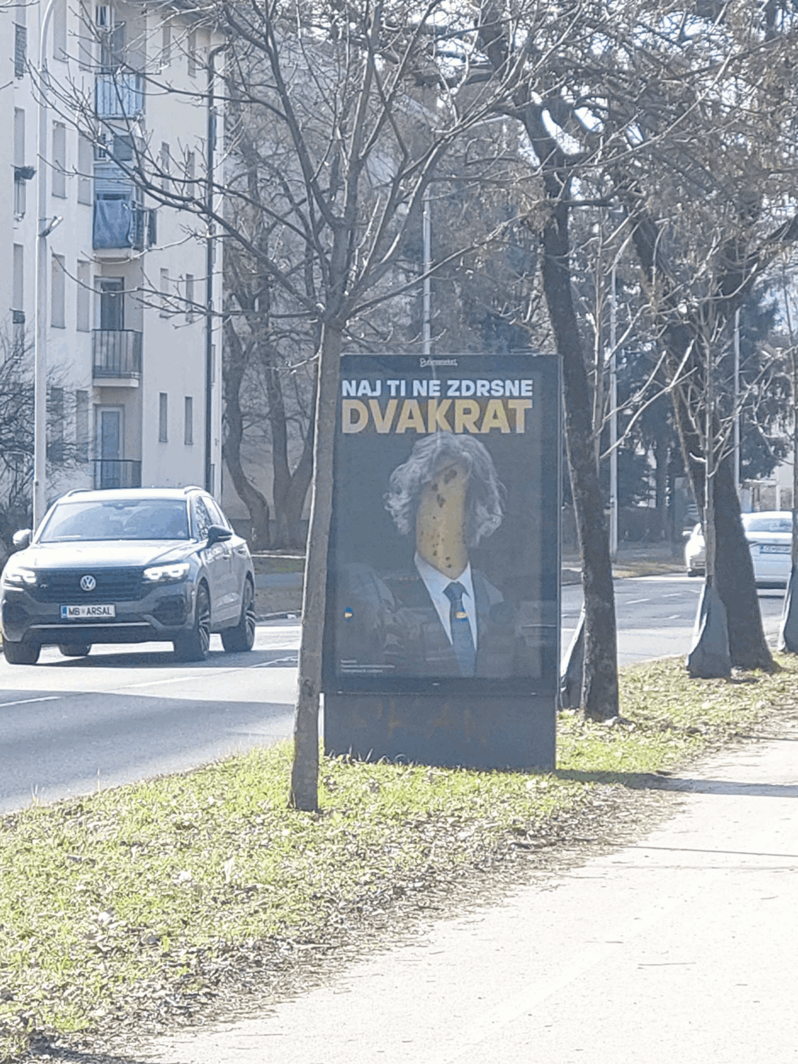 Everywhere I go, I see his face….