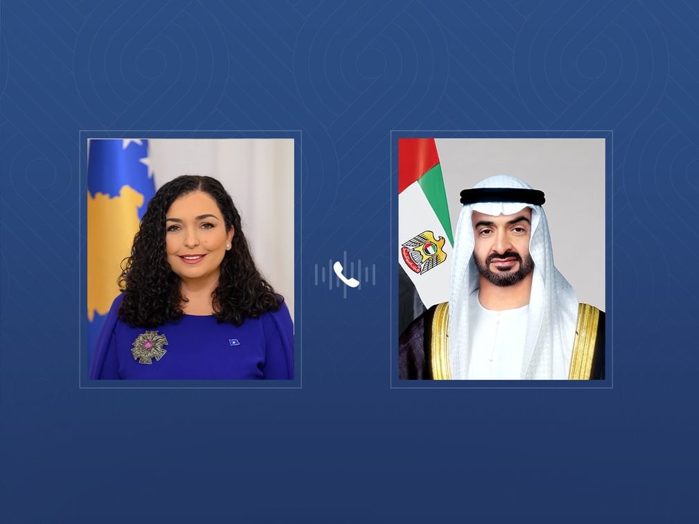 UAE President receives phone call from President of Kosovo condemning Iranian attacks - UAE