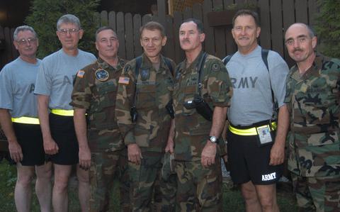 From the archives: Vietnam-era pilots take a group photo in Bosnia and Herzegovina, 2003