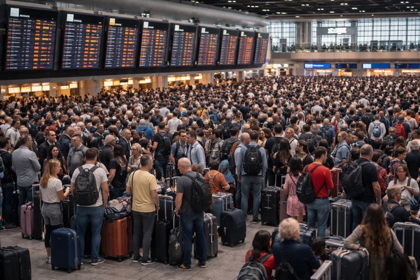 Hundreds of Travellers Stranded In Europe As Netherlands, France, Italy And Others Delay 1092 And Cancelled 273 Flights Impacting KLM, easyJet, Lufthansa And Others In Amsterdam, Frankfurt And More