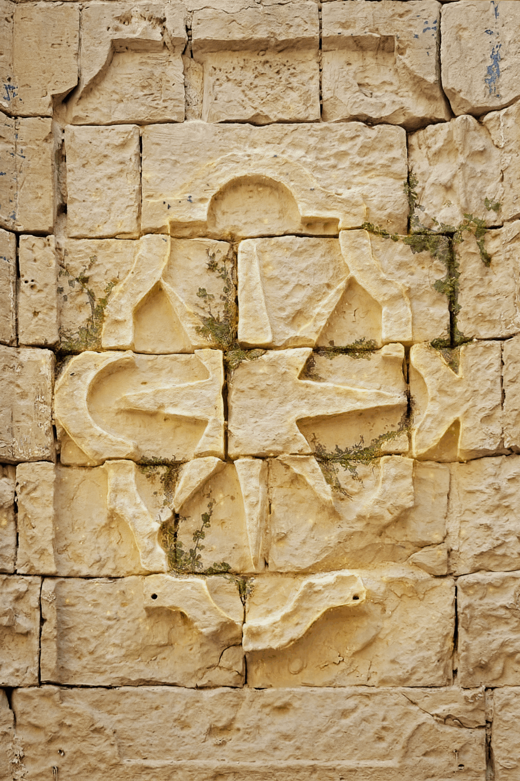 Floral geometric pattern