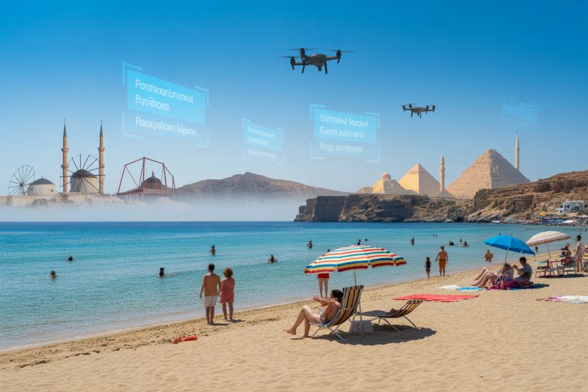 German tourists in greece