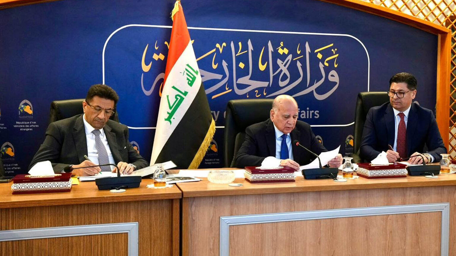 Iraqi Foreign Minister Warns Iraq Will Not Allow Its Territory to Become Battleground for International Conflicts