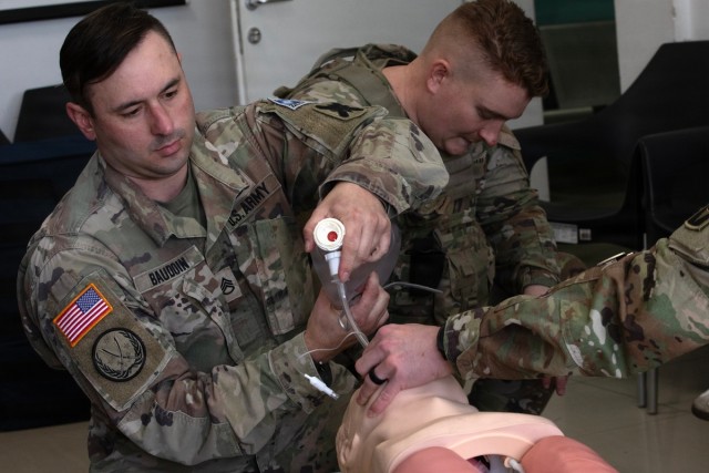 U.S. Army National Guard medics strengthen local clinic with lifesaving training
