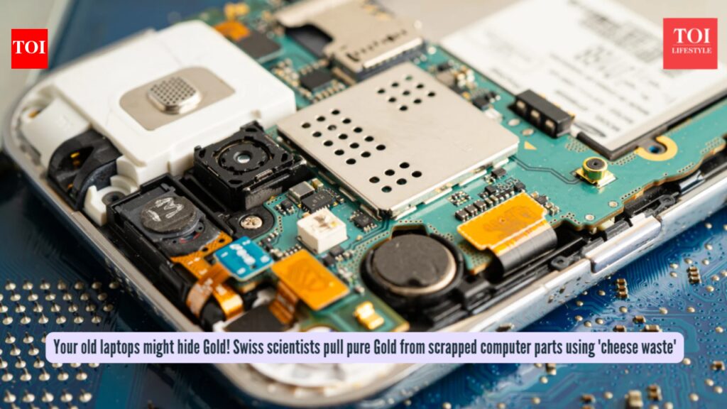 Your old laptops might hide Gold! Swiss scientists pull pure Gold from scrapped computer parts using 'cheese waste'