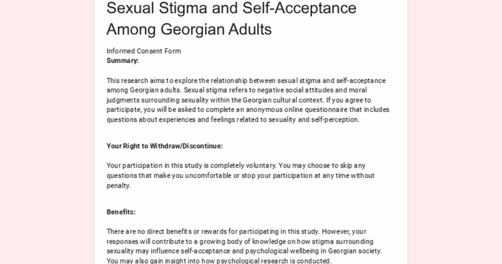 5 minute anonymous survey for my undergraduate thesis