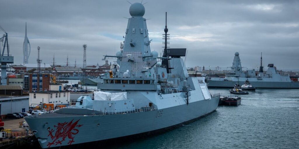 HMS Dragon 'bobbed around in Channel for 3 days' after deployment to Cyprus