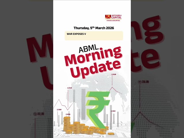 Daily Morning Update | 5th March 2026 | #Nifty #Sensex #PMI #OilPrices #Markets #Geopolitics