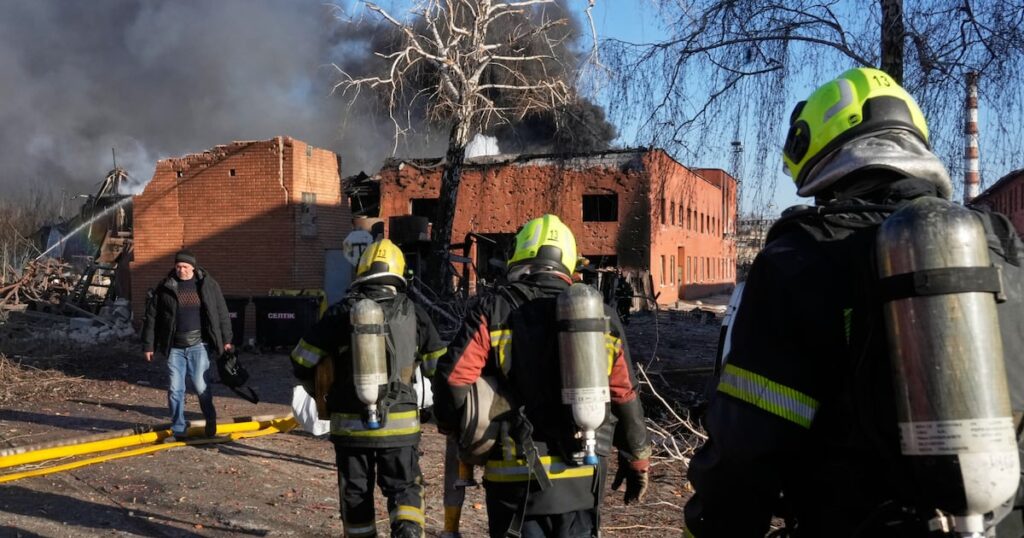 Russian strike on Kyiv region kills 4 people and wounds 15 as peace talks are stalled