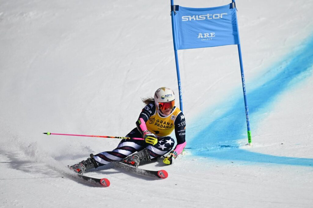 Paula Moltzan Charges to 2nd Place in Åre, Sweden, as Julia Scheib Clinches Giant Slalom Season Title