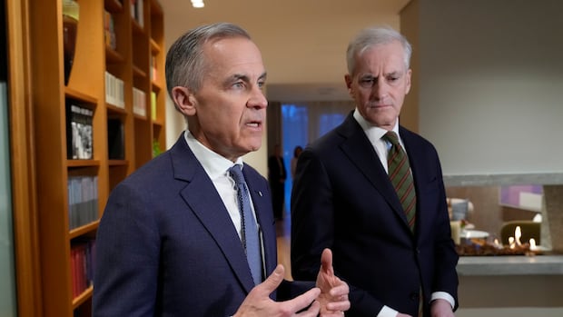 Carney, Norway PM push message of oil-market stability as war in Middle East rattles global supply