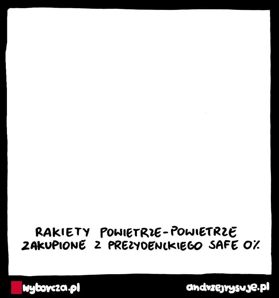 Air-air missiles purchased from the presidential safe 0%