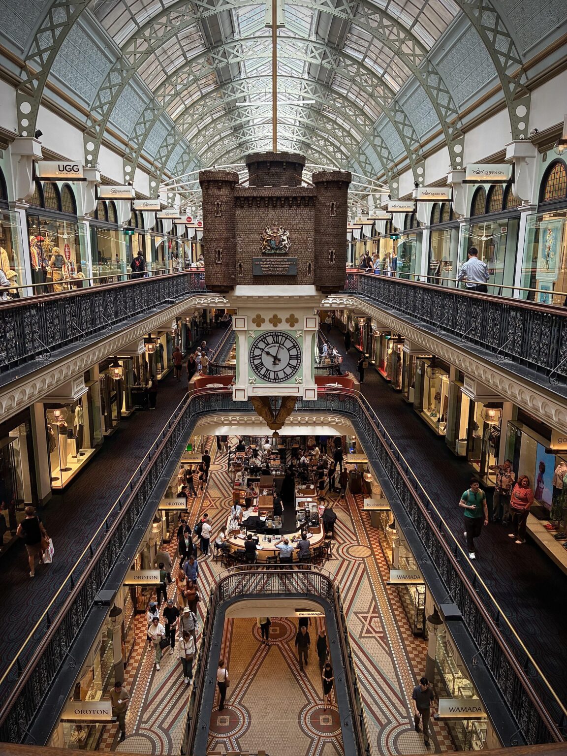 Why is the QVB clock not the accurate time?