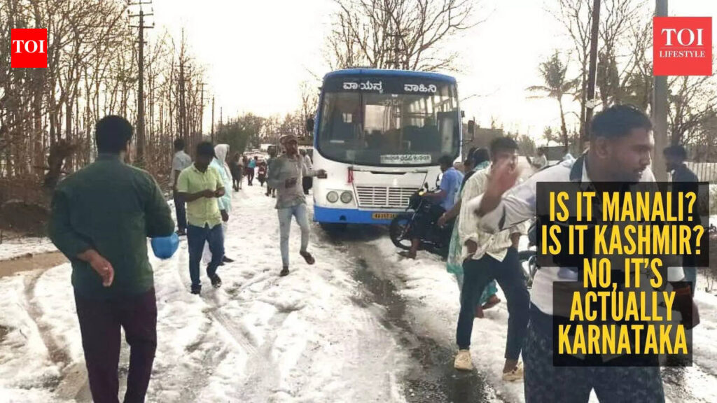 Not Manali, not Switzerland: Karnataka villages see shocking ‘snowfall’, internet stunned