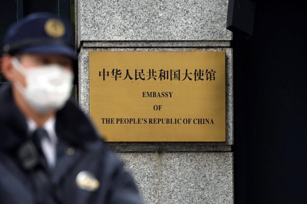 China protests to Japan about Tokyo embassy break-in by SDF officer