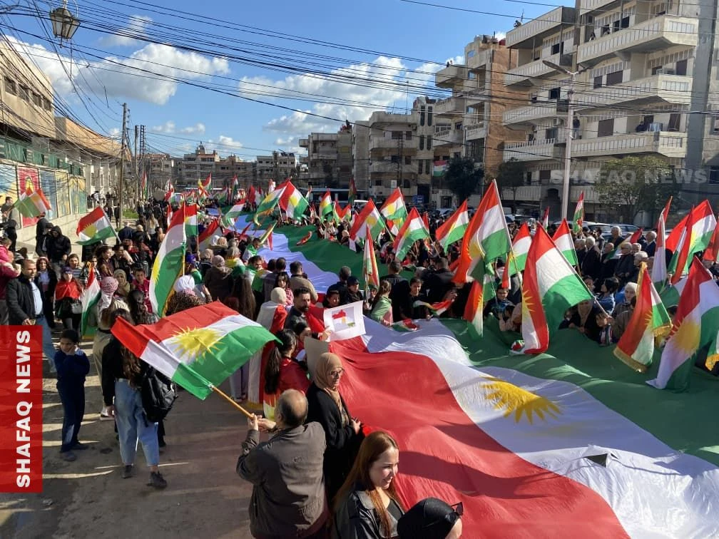 Syrian Kurds rally backing Kurdistan Region Syrian Kurds rally backing Kurdistan Region