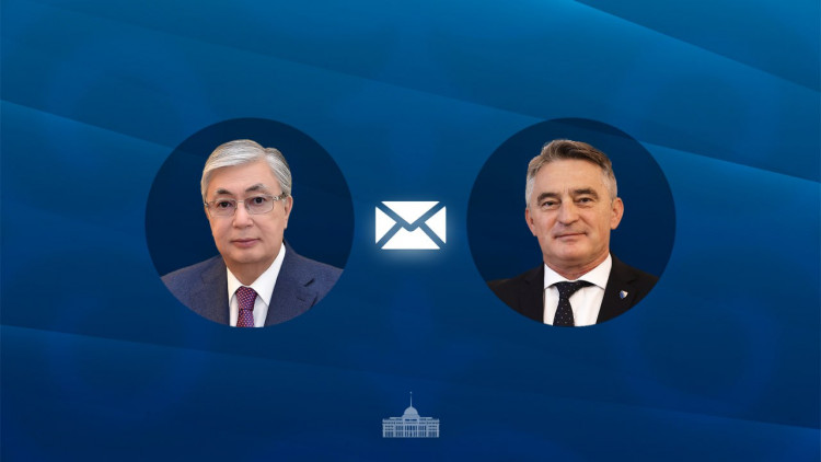 Head of State Congratulates Chairman of the Presidency of Bosnia and Herzegovina — Official website of the President of the Republic of Kazakhstan
