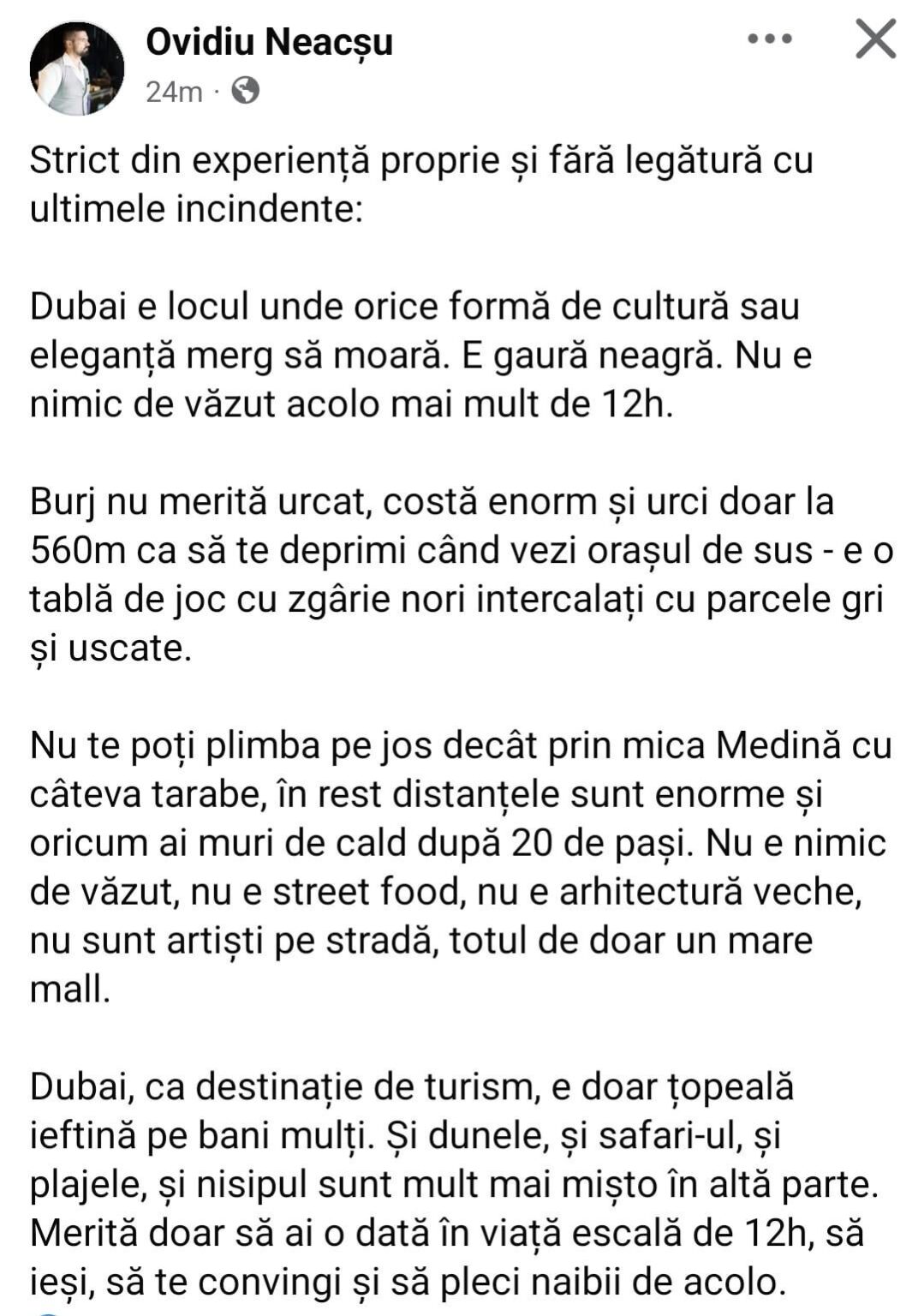 Have you been to Dubai? Opinions for and against