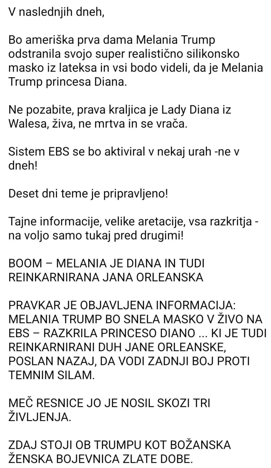 Slovenian conspiracy theorists are on another level of reality
