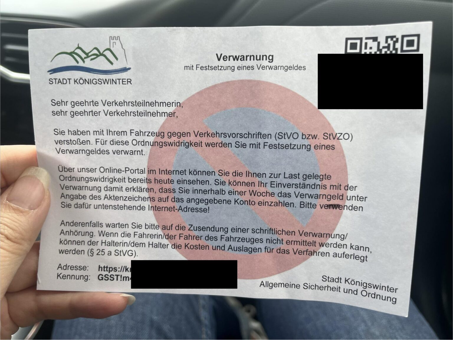 Is this a ticket or a warning? Is this a ticket or a warning?