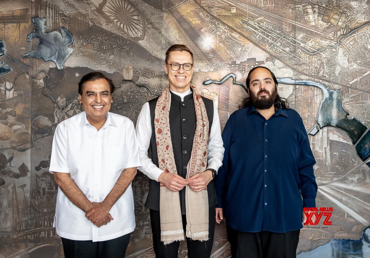 Mumbai: Mukesh Ambani Hosts Finland President Alexander Stubb #Gallery Mumbai: Mukesh Ambani Hosts Finland President Alexander Stubb #Gallery