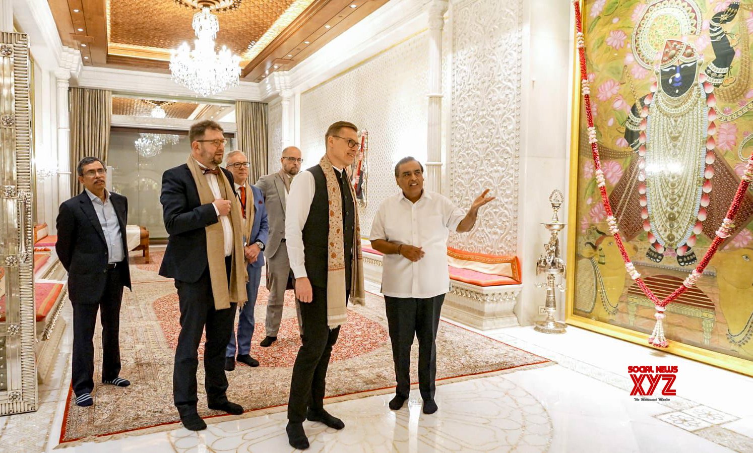 Mumbai: Mukesh Ambani Hosts Finland President Alexander Stubb #Gallery Mumbai: Mukesh Ambani Hosts Finland President Alexander Stubb #Gallery