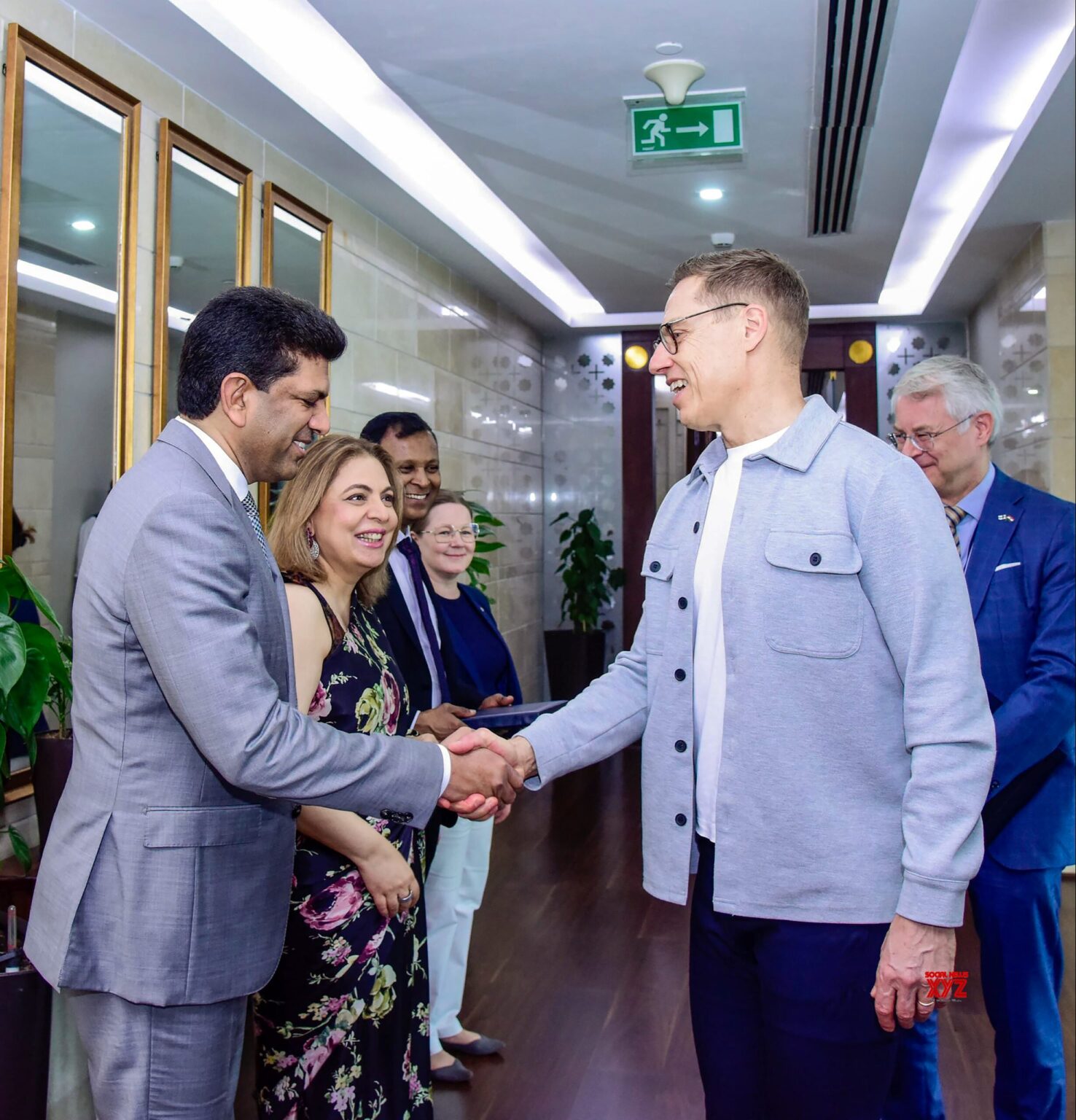 New Delhi: Finland President Alexander Stubb Departs India #Gallery New Delhi: Finland President Alexander Stubb Departs India #Gallery