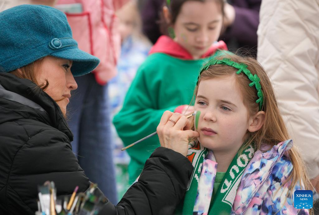 People attend Family Day event of CelticFest in Vancouver, Canada-Xinhua