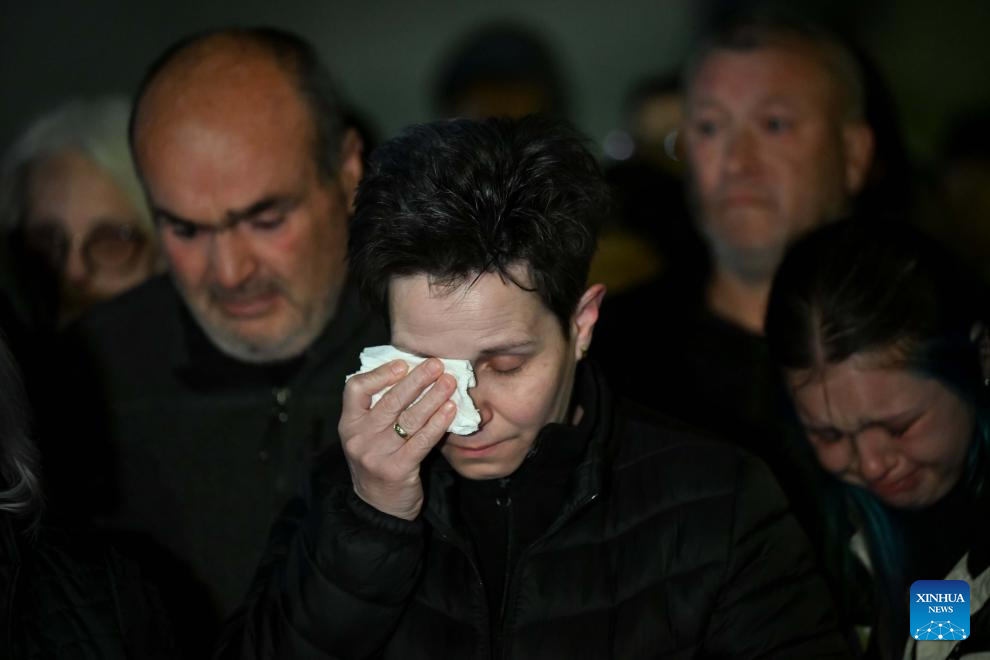 One-year anniversary of nightclub fire marked in North Macedonia-Xinhua