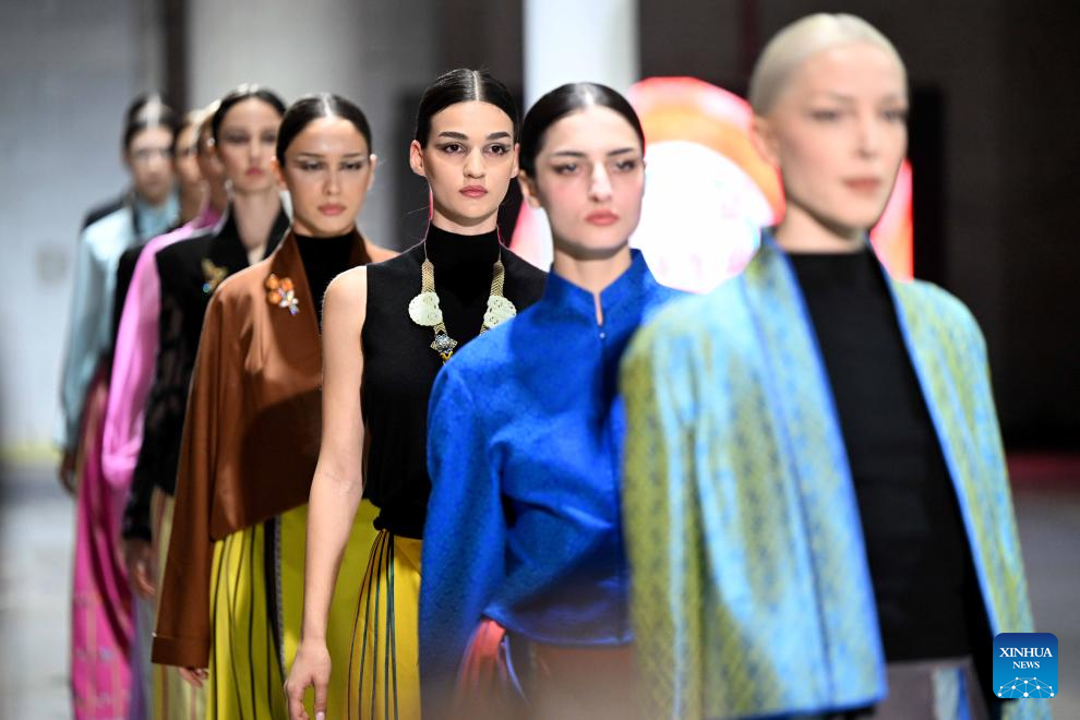 "China Night" gala of Fashion Weekend held in Skopje, North Macedonia-Xinhua