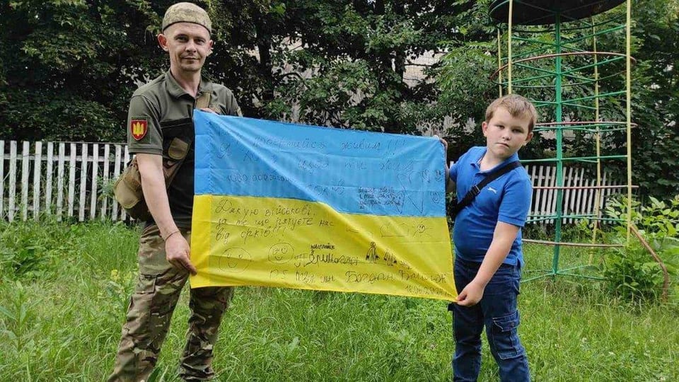 “We fight for those who we love”: Ukrainian officer, Dmytro, with a son waiting at home