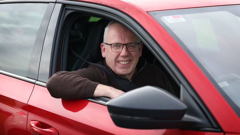 Teacher Seán O'Neill crosses the city on the M50 every day. Photograph: Bryan O’Brien