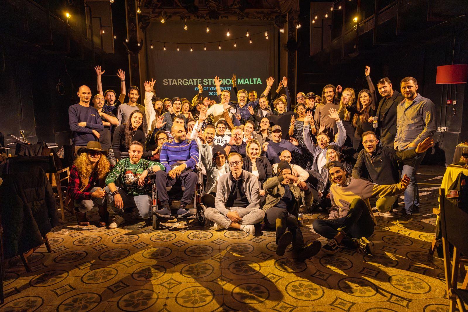 The team at Stargate Studios. Photo: provided by Matthew Pullicino