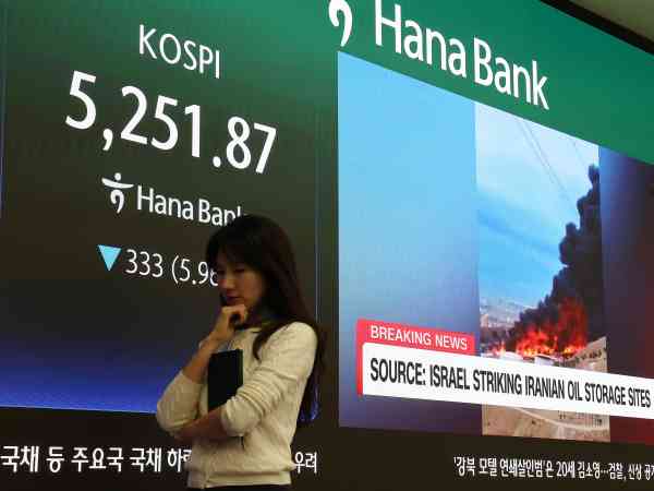 KOSPI Slips Nearly 6% amid Surge in Global Oil Prices