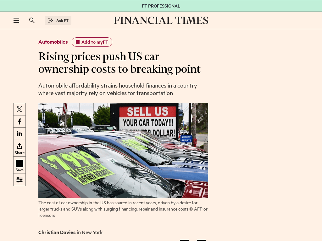 Rising prices push US gasoline-car ownership costs to breaking point. The good news? The future: Chinese EVs that cost half the price, powered by electricity that costs half the price of gas, is already here.