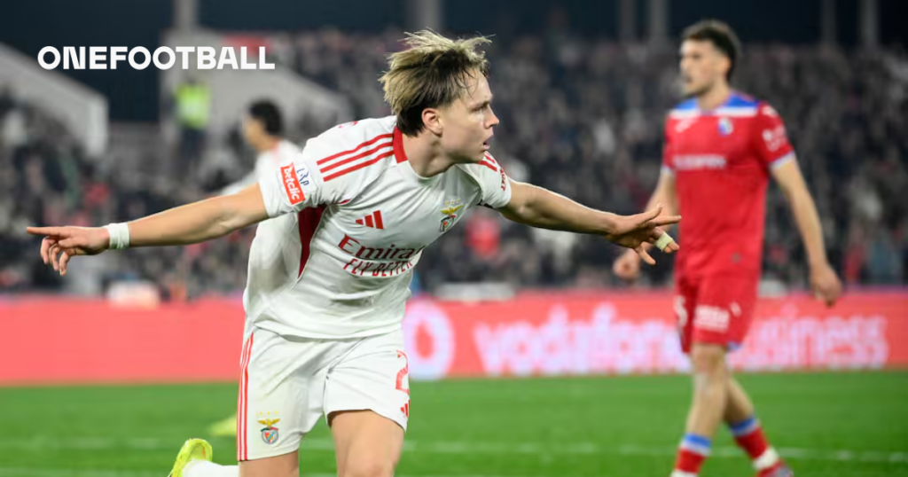 Norway hails Schjelderup as Benfica winger earns plaudits after Netherlands display