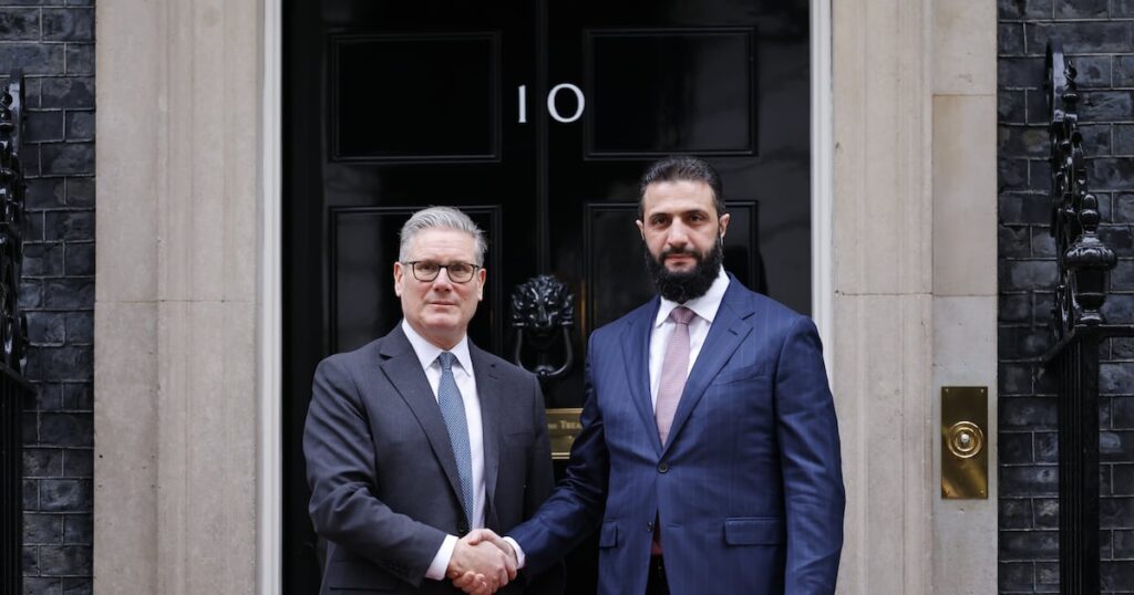 Al Shara meets Starmer at Downing Street in landmark Syrian visit