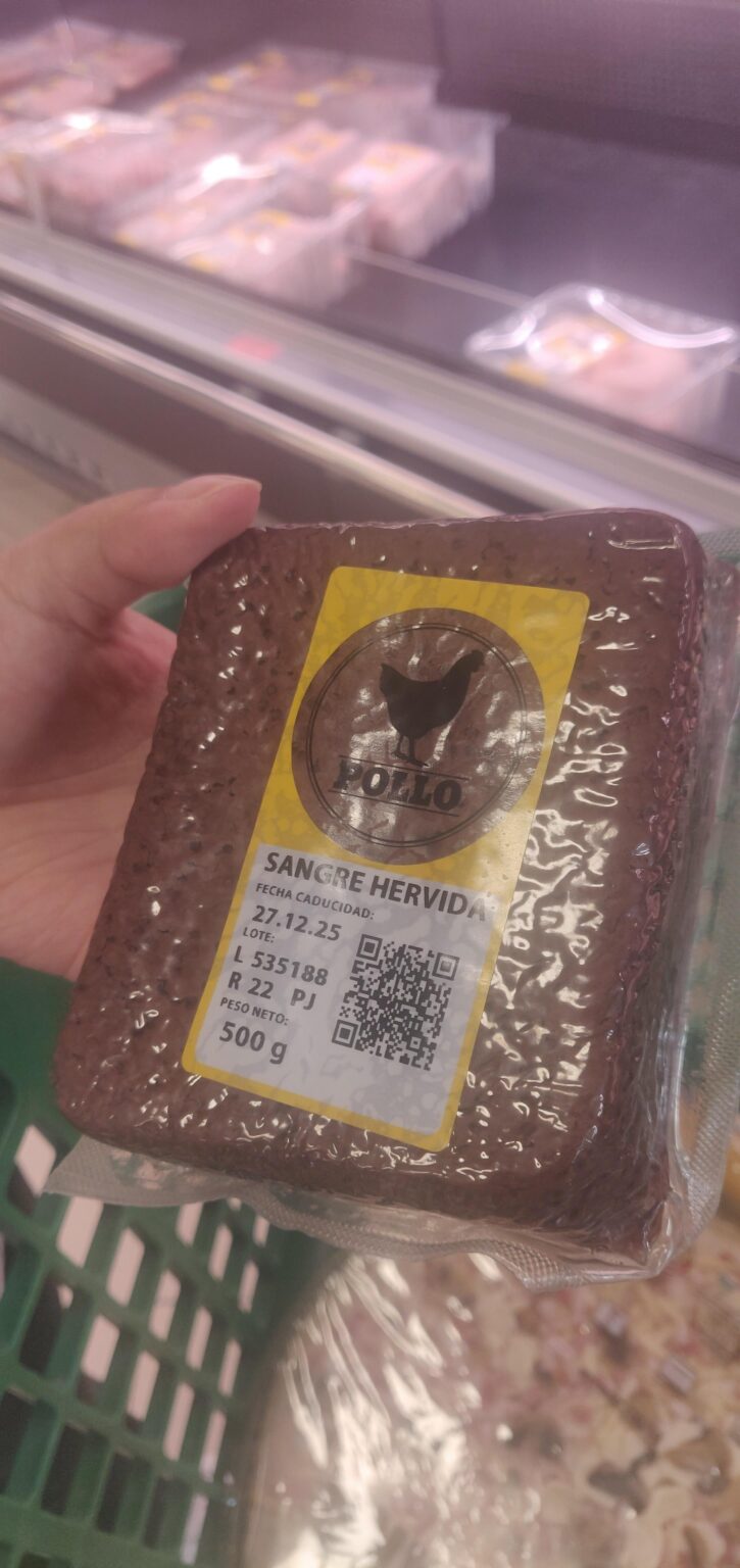 It's a surprise I found it in the Spanish supermarket!