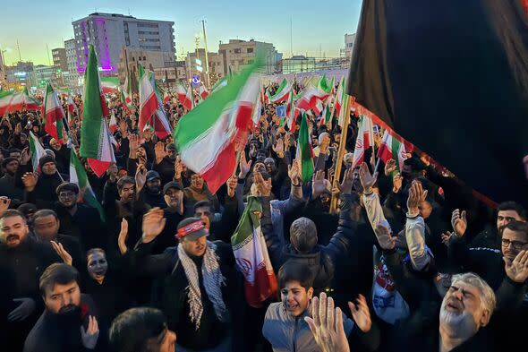 Iranians mourning Ayatollah Ali Khamenei