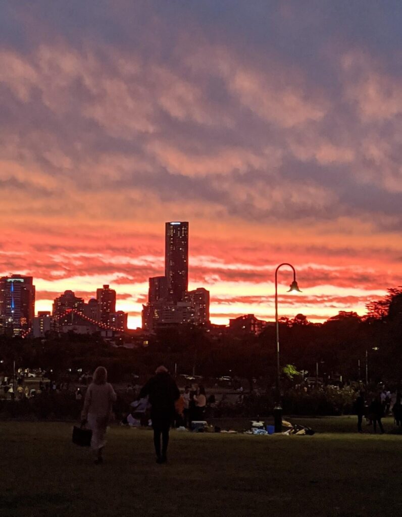 New Farm Park Sunset