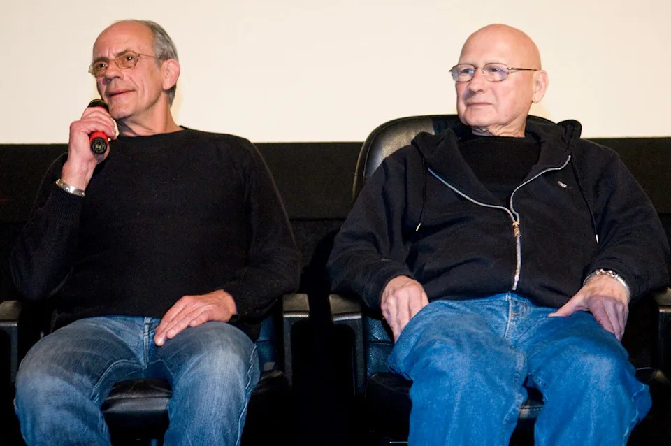 Christopher Lloyd and James Tolkan in Chicago on Feb. 26, 2010Credit: Daniel Boczarski/Getty