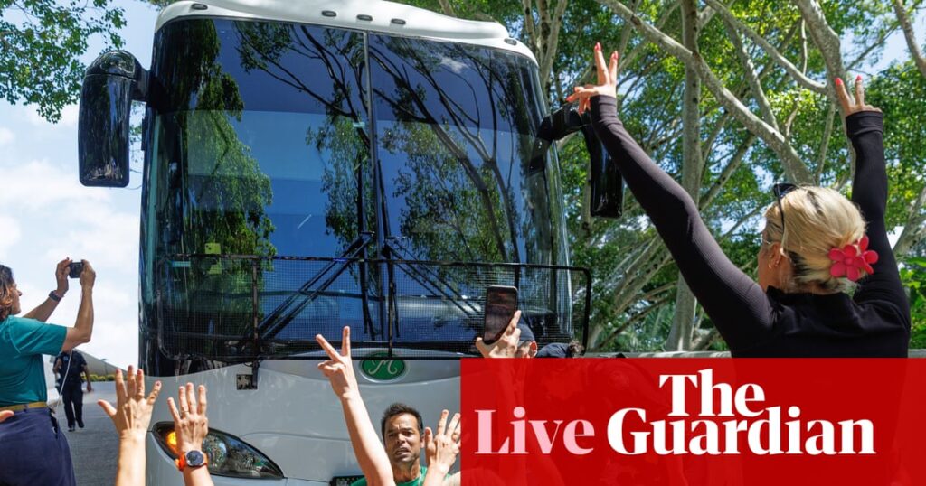 Australia politics live: Iranian women’s football team arrive at Gold Coast airport as Amnesty says players face ‘serious risks to their safety’ | Australia news