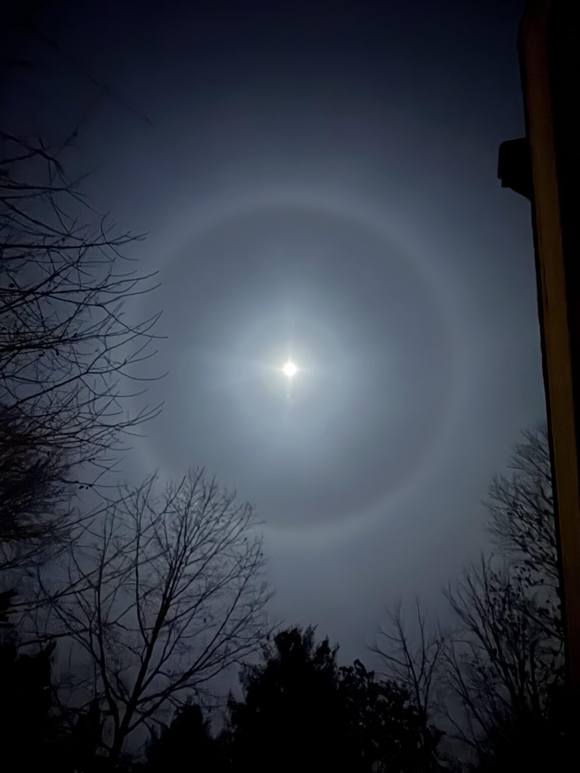 The moon outside tonight 🌕