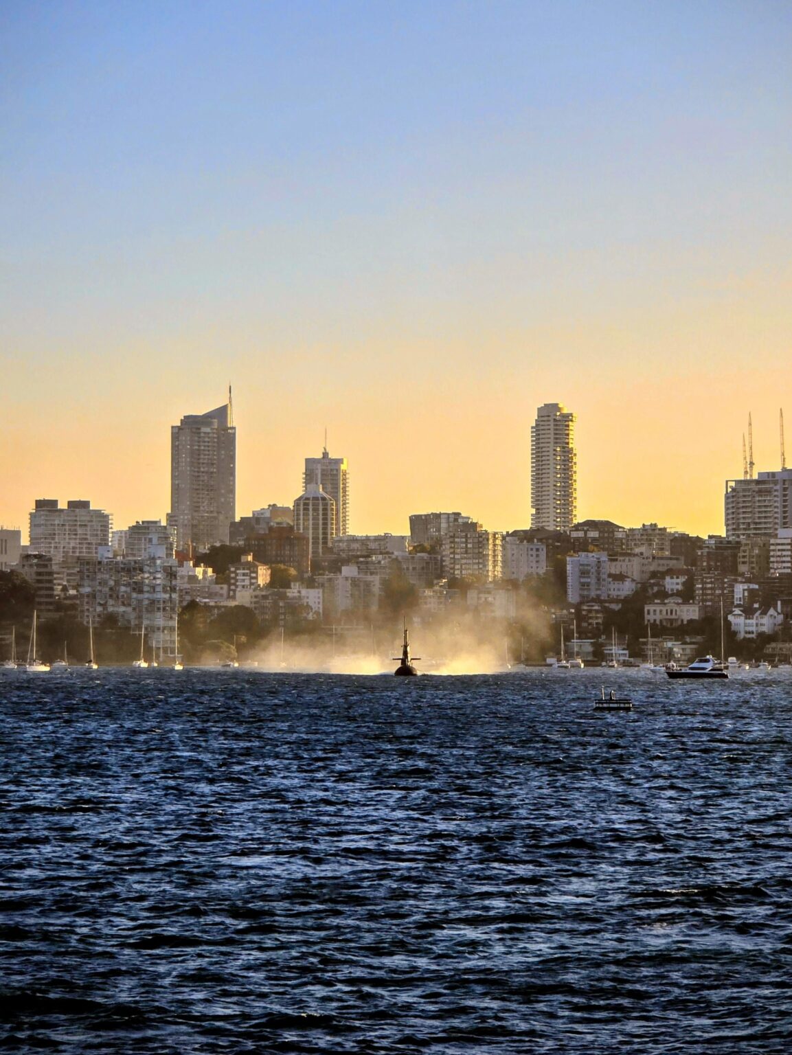 Submarine spotted in Sydney Harbour